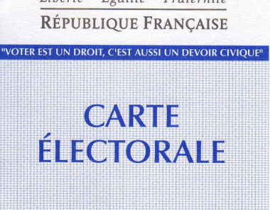 Image d'une carte électorale