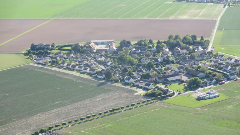Vue aérienne de Lissy